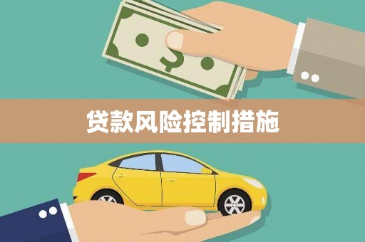定州贷款风险控制措施