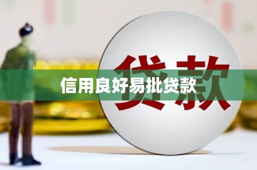 定州信用良好易批贷款