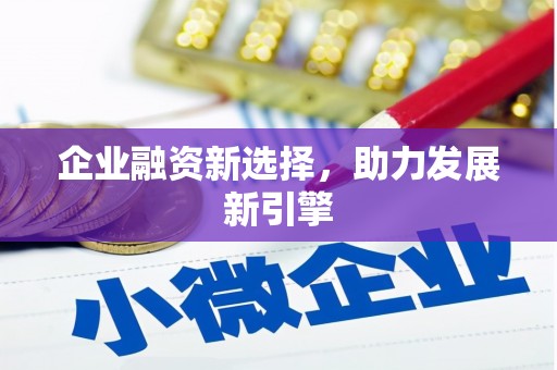 定州企业融资新选择，助力发展新引擎