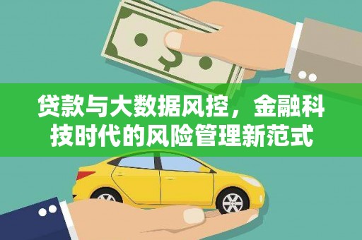 定州贷款与大数据风控，金融科技时代的风险管理新范式