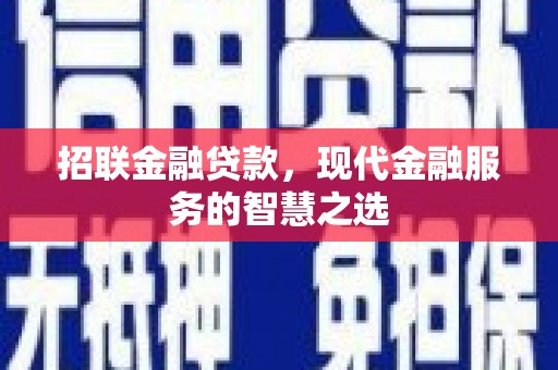定州招联金融贷款，现代金融服务的智慧之选