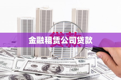 定州金融租赁公司贷款