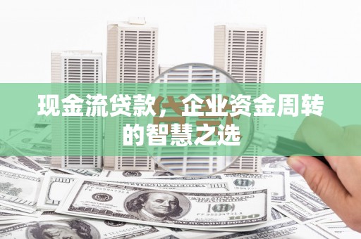定州现金流贷款，企业资金周转的智慧之选