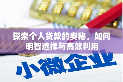 定州探索个人贷款的奥秘，如何明智选择与高效利用