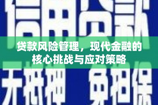 定州贷款风险管理，现代金融的核心挑战与应对策略