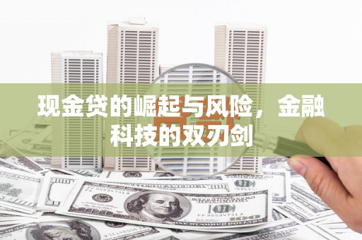 定州现金贷的崛起与风险，金融科技的双刃剑