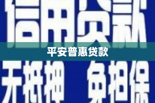 定州平安普惠贷款