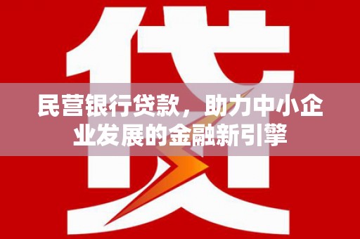 定州民营银行贷款，助力中小企业发展的金融新引擎
