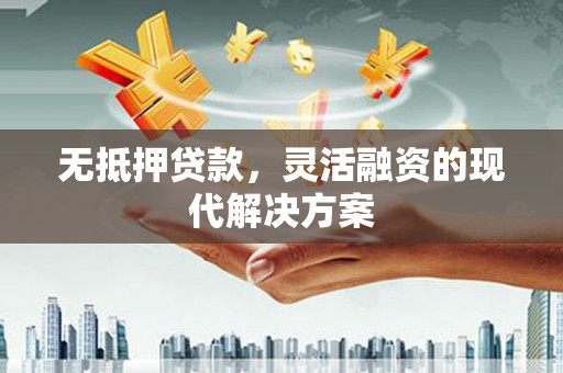 定州无抵押贷款，灵活融资的现代解决方案